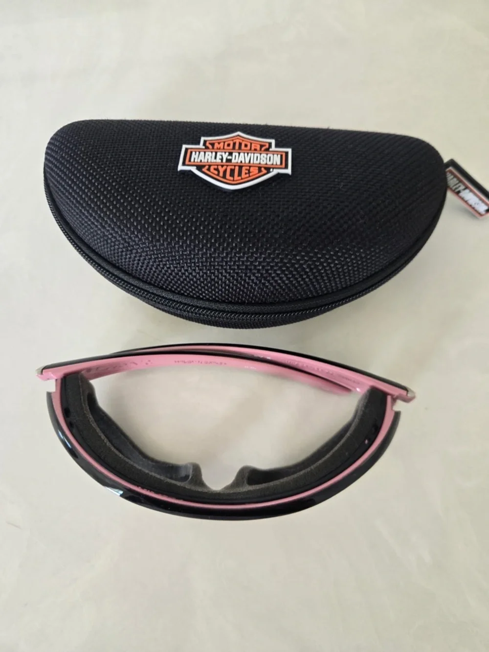 Harley-Davidson Women's Journey Pink & Black Sunglasses with Logo Case